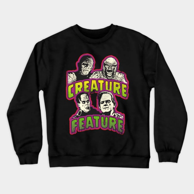 Creature Feature Crewneck Sweatshirt by darklordpug